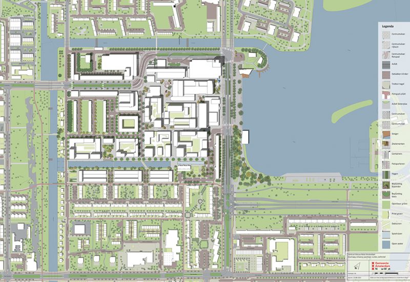 Centrum Nieuw West plankaart projectgebied
